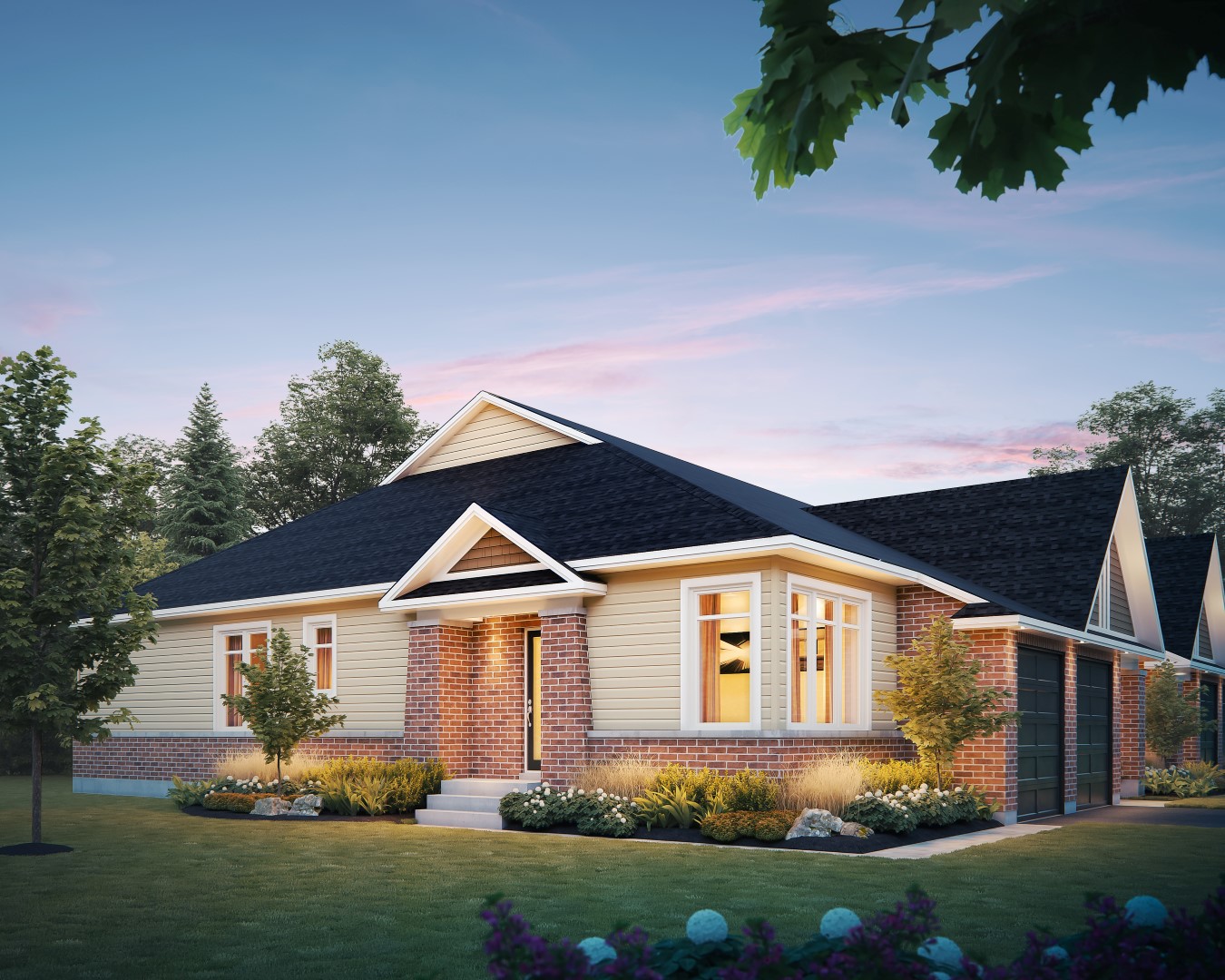 Kingbird Bungalow Townhome Rendering